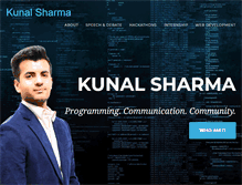 Tablet Screenshot of kunalsharma.net